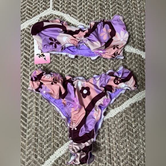 Oceanus Bikini set sz M - Picture 1 of 5